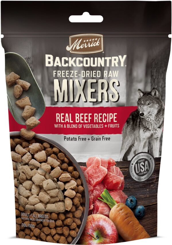 Merrick Backcountry Freeze-Dried Raw Real Beef Recipe Grain-Free Freeze-Dried Dog Food