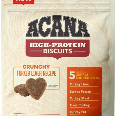 ACANA High-Protein Biscuits Grain-Free Turkey Liver Recipe  Dog Treats