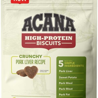 ACANA High-Protein Biscuits Grain-Free Pork Liver Recipe Dog Treats