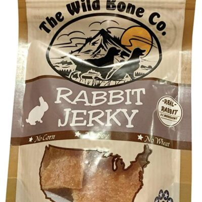 Wild Bone Company Rabbit Jerky Natural Dog Treats