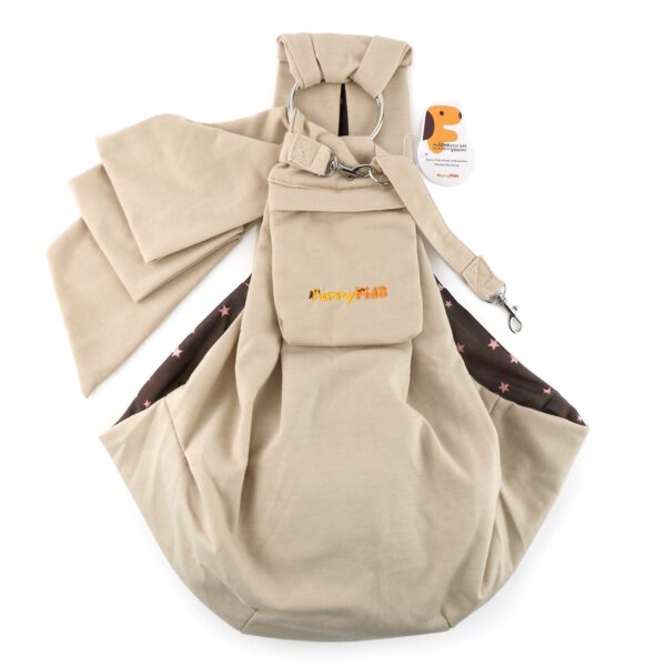 Furry Fido Classic Pet Sling - Khaki - Image 8