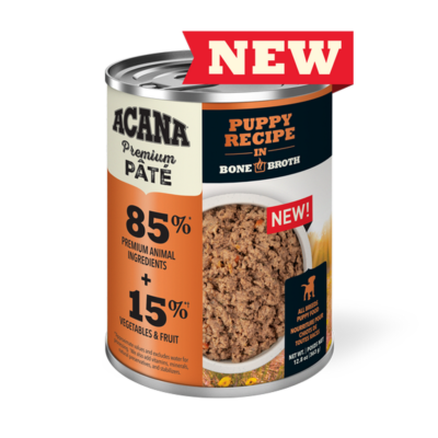 Acana Premium Chunks, Puppy Recipe in Bone Broth