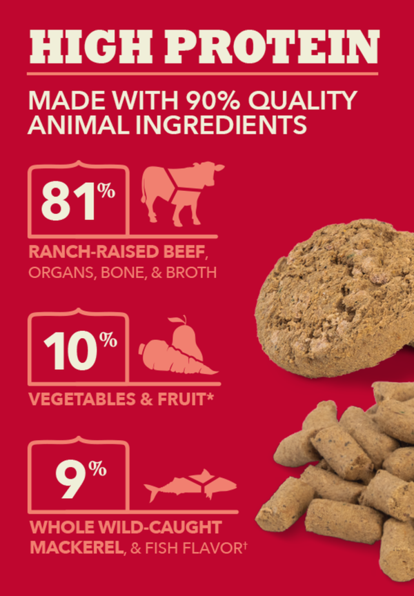 Acana Freeze-Dried Food, Ranch-Raised Beef Recipe Morsels Freeze-Dried Food - Image 3