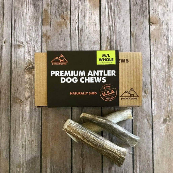 Peaks N Paws Whole Antler Dog Chews - Medium - Image 3