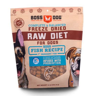 Boss Dog Freeze Dried Raw Diet For Dogs - Fish